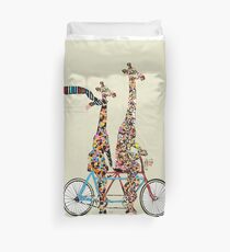 Giraffen Tage lässt Tandem Bettbezug