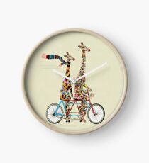 Giraffen Tage lässt Tandem Uhr