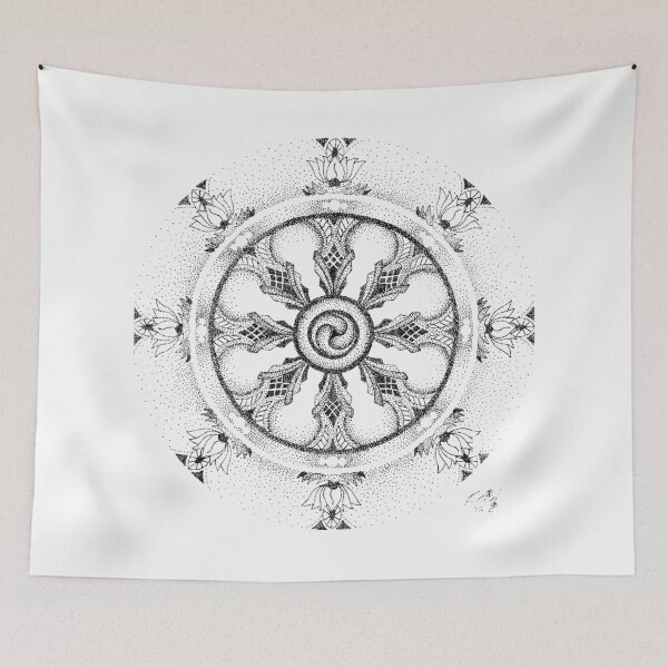 Item preview, Dharma Wheel designed and sold by NascentArt.