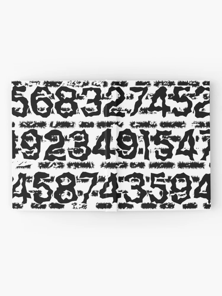 Thumbnail 2 of 3, Journal, Numbers pattern designed and sold by Melcu.