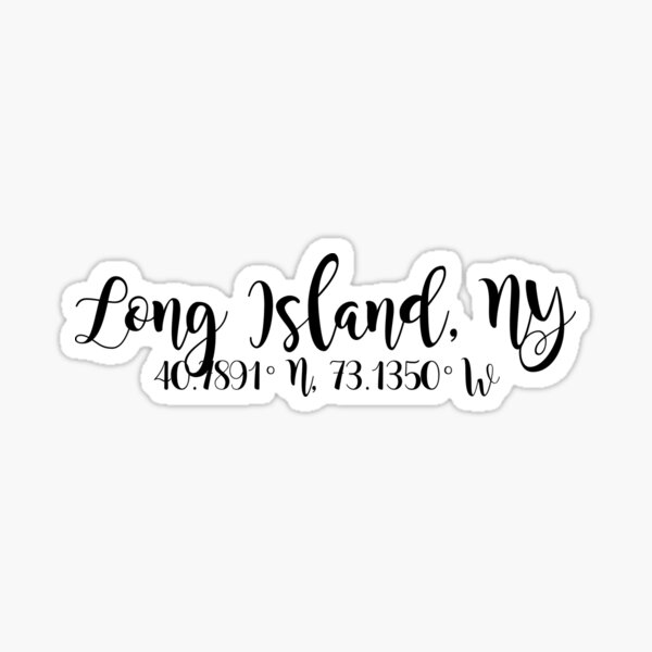 Long Island, NY Sticker