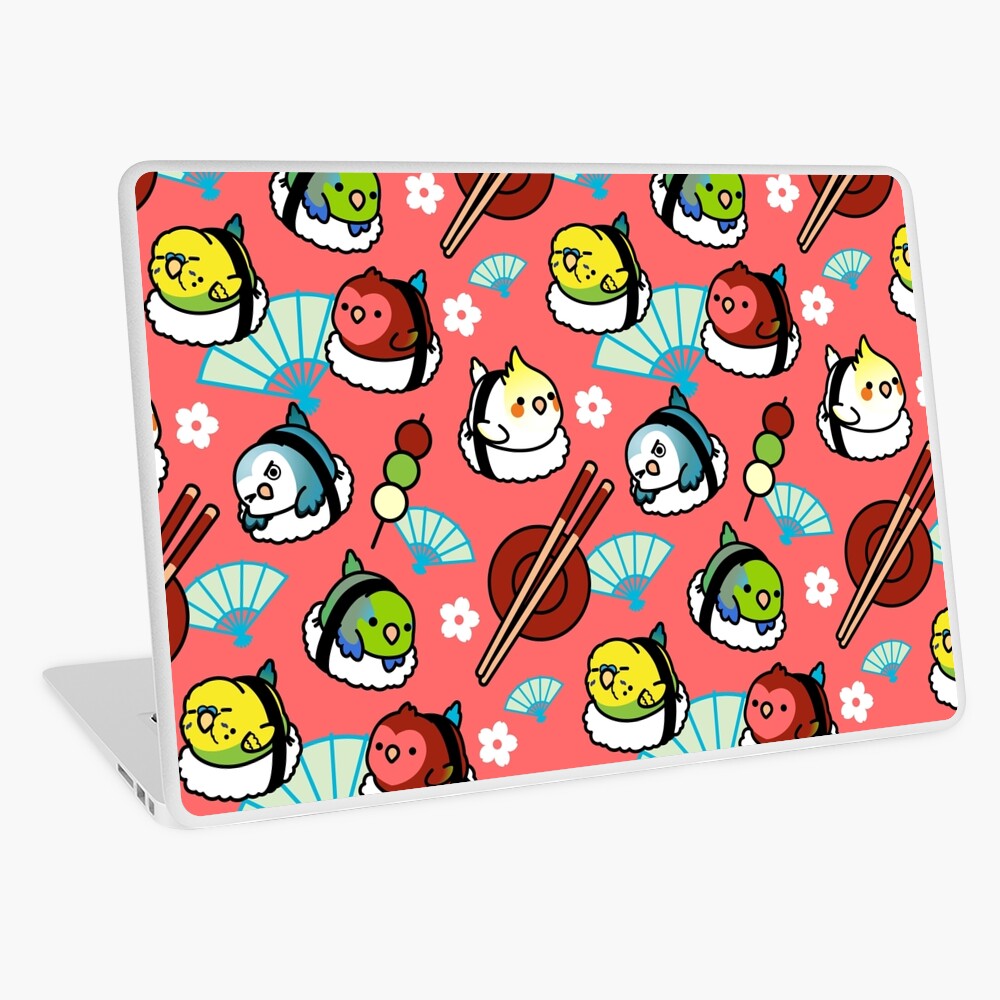 Sushi Time with Cody the Lovebird & Friends Laptop Skin