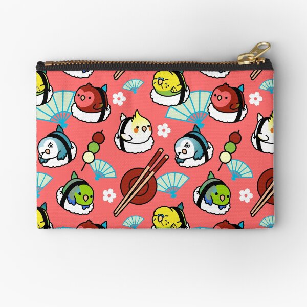 Sushi Time with Cody the Lovebird & Friends Zipper Pouch