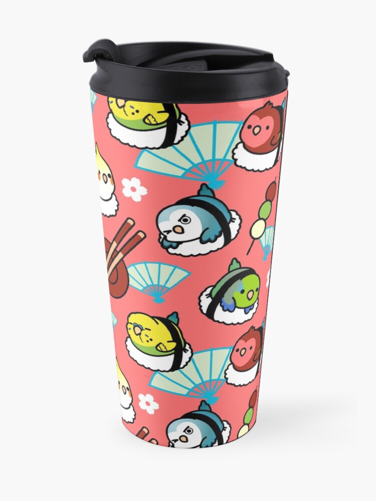 Alternate view of Sushi Time with Cody the Lovebird & Friends Travel Mug
