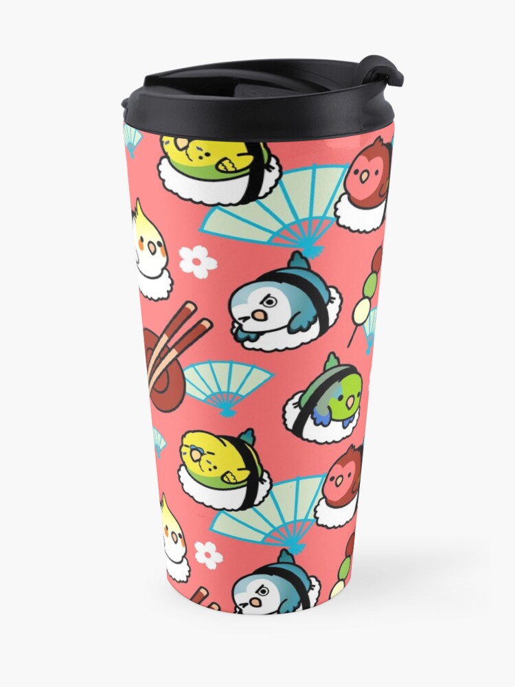 Alternate view of Sushi Time with Cody the Lovebird & Friends Travel Mug