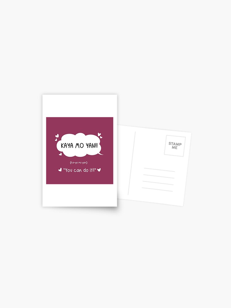 Bnw Kaya Mo Yan Postcard By Oletarts Redbubble