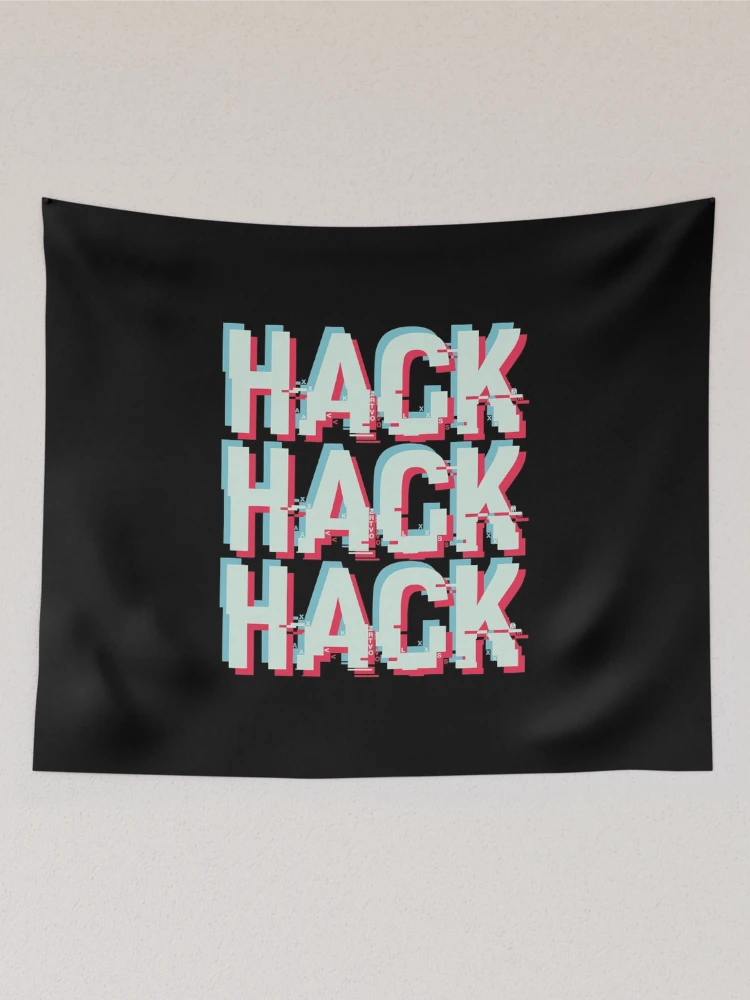 Thumbnail 2 of 3, Tapestry, Hackathon Hack Coder Hacking Code designed and sold by Bronby.