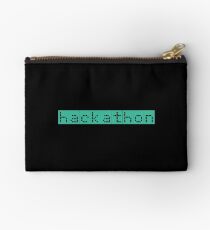 Retro Screen Hackathon Hack Coder Hacking Studio Pouch