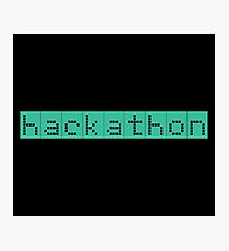 Retro Screen Hackathon Hack Coder Hacking Photographic Print