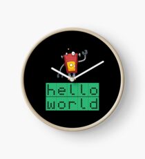Retro Coding Kids Robot Science Award Clock