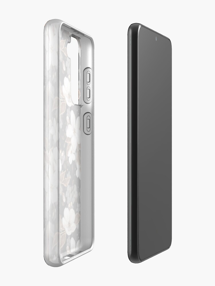 Alternate view of Apple flowers Samsung Galaxy Phone Case
