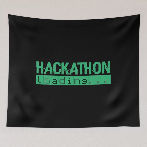 Item preview, Hackathon Loading Green Retro Coding Code designed and sold by Bronby.