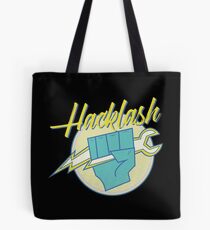 Hackathon 80s Retro Hacklash Team Coders Tote Bag