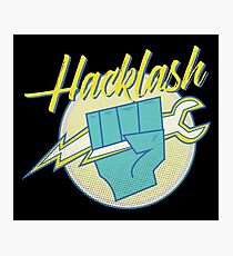 Hackathon 80s Retro Hacklash Team Coders Photographic Print