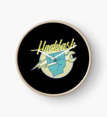 Hackathon 80s Retro Hacklash Team Coders Clock