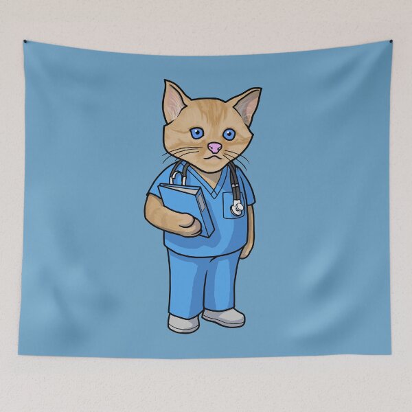 Item preview, Cat Nurse designed and sold by PangeaWizard.