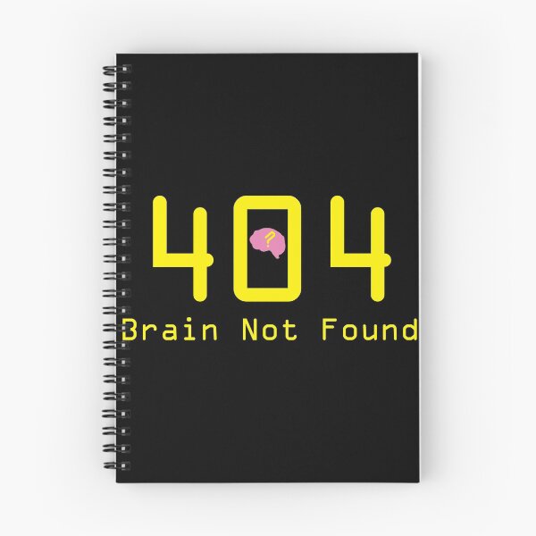 Item preview, 404 Brain Not Found Hackathon Web Coding Team designed and sold by Bronby.