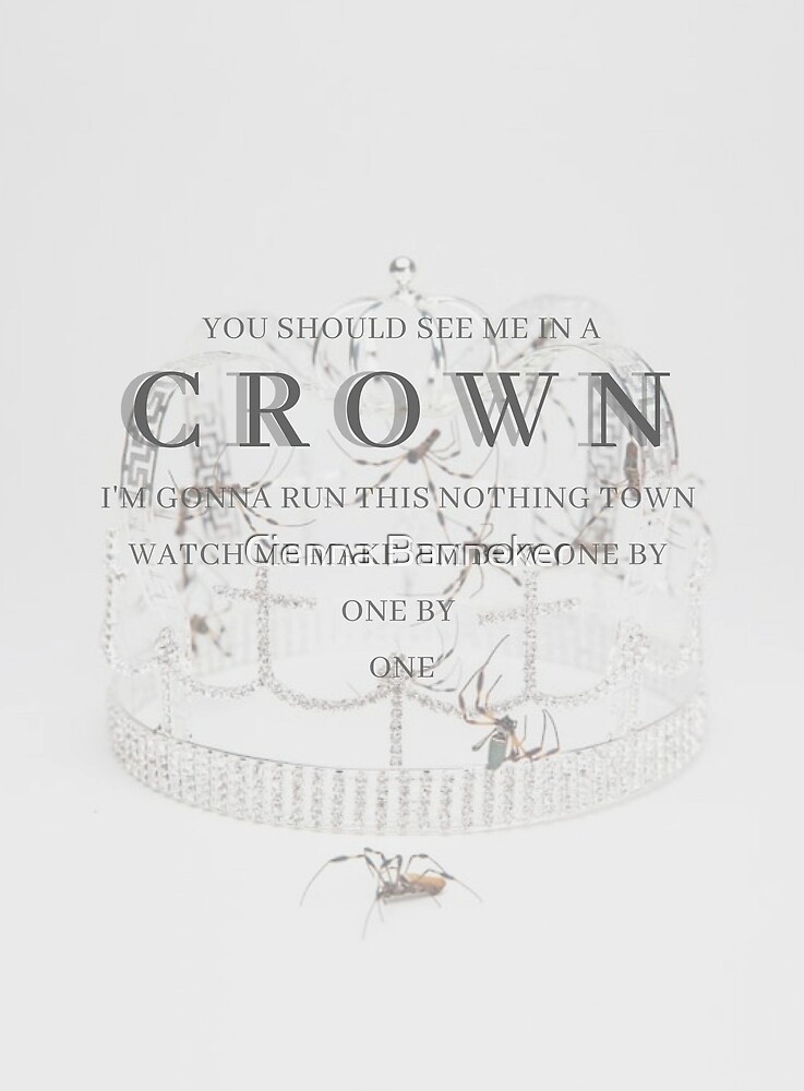 You Should See Me In A Crown Letra