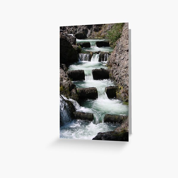 FALLING WATER Greeting Card