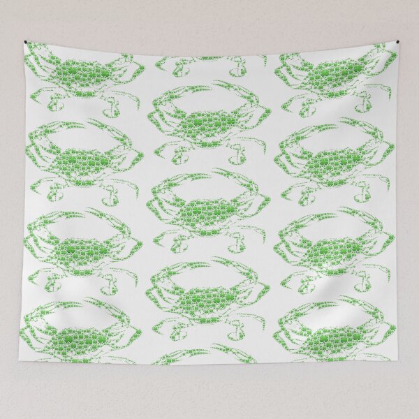 Item preview, Lucky Four Leaf Clover Crab  designed and sold by HeckaDoodleDo.