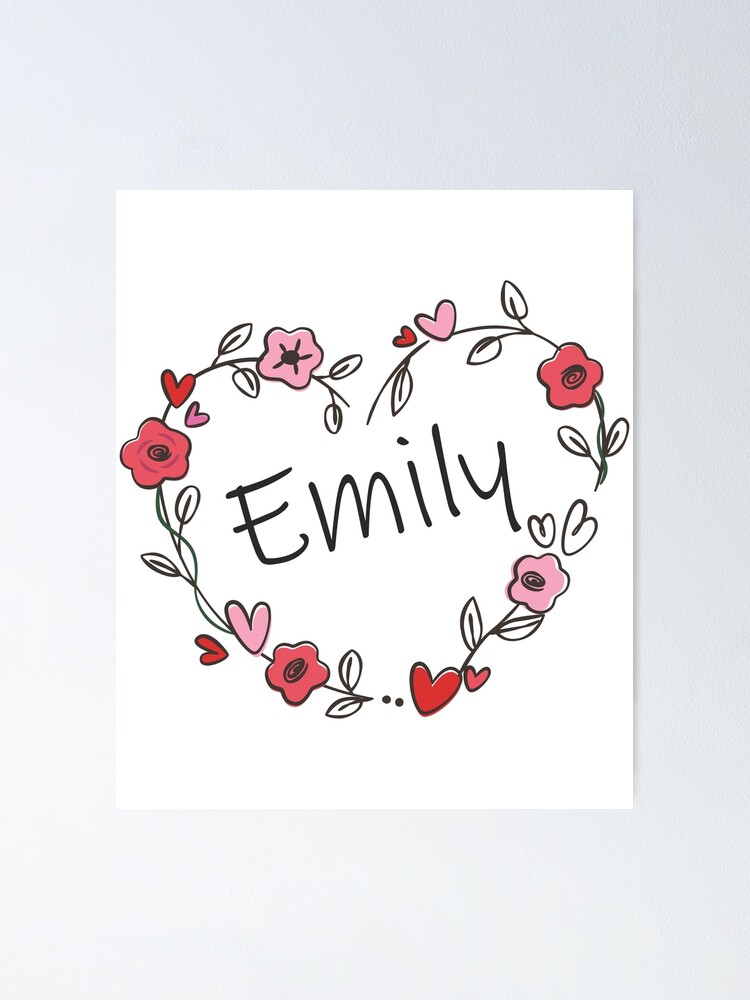 "Emily" Poster for Sale by oleo79 | Redbubble