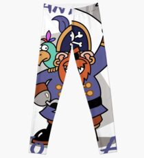 Grow Up To Be A Pirate Legend Halloween Pirate Day Leggings