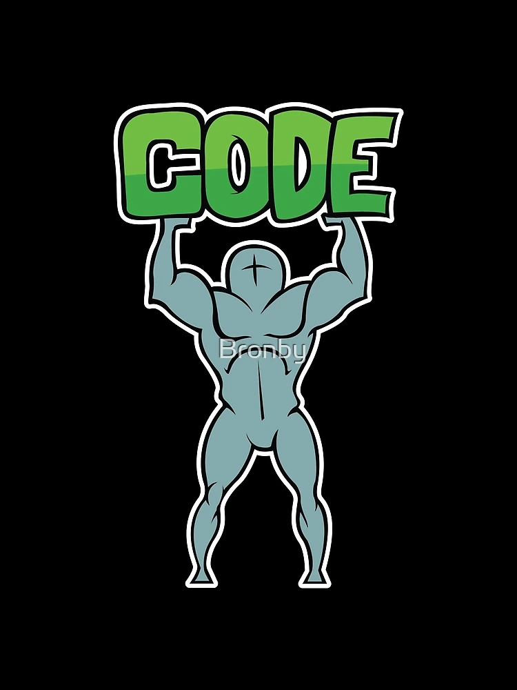 Thumbnail 3 of 3, Scarf, Coder WorkOut Developer Hacker Lift Code designed and sold by Bronby.