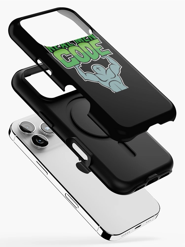 Thumbnail 2 of 4, iPhone Case, Real Men Code Developer Programmer Coder designed and sold by Bronby.