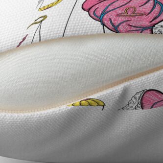 Alternate view of Libra Heart Throw Pillow