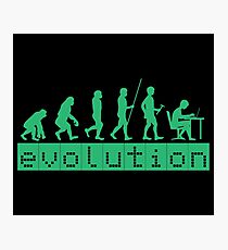 Evolution of Coding Developer Retro Hacker Photographic Print