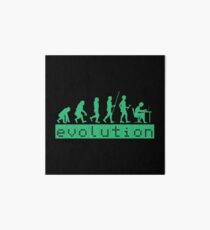 Evolution of Coding Developer Retro Hacker Art Board