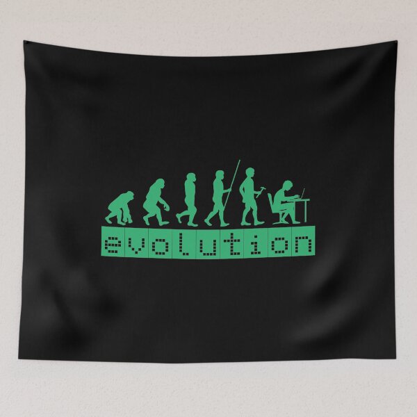 Item preview, Evolution of Coding Developer Retro Hacker designed and sold by Bronby.
