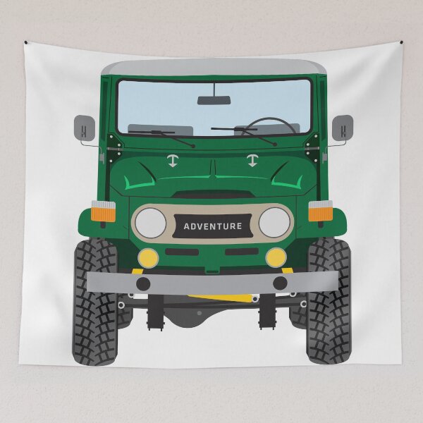 Item preview, Toyota FJ40 (green) designed and sold by oldskooldesign.