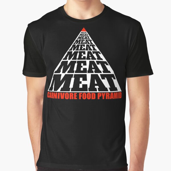 carnivore food pyramid shirt