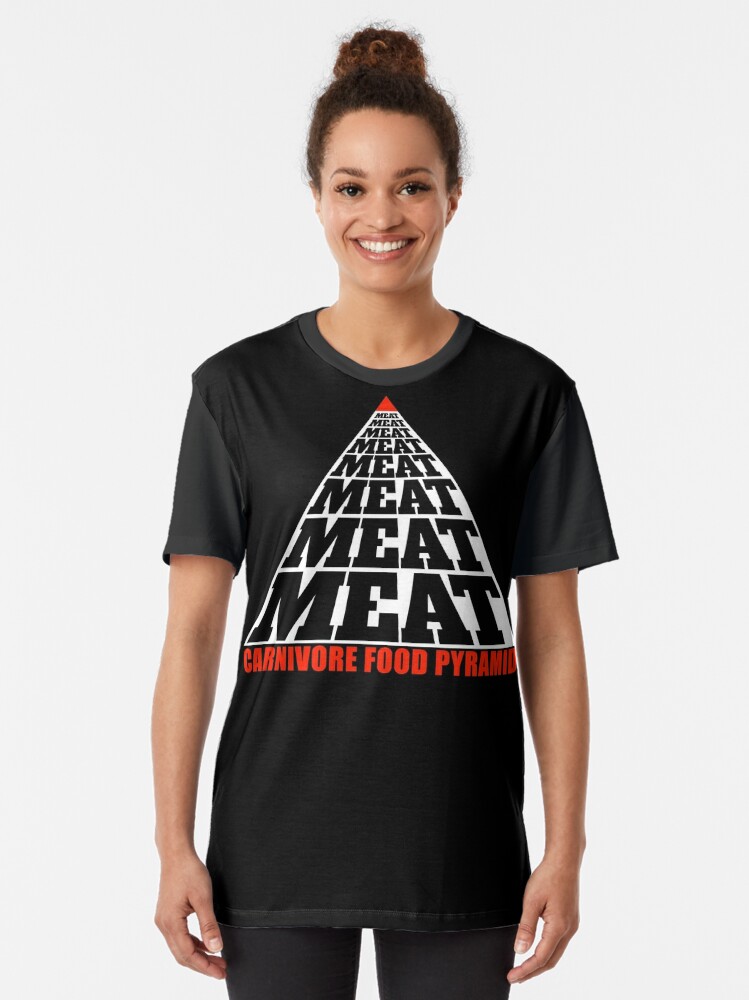 carnivore food pyramid shirt