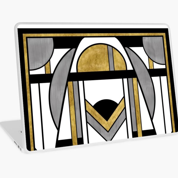 Up and Away - Art Deco Spaceman Laptop Skin