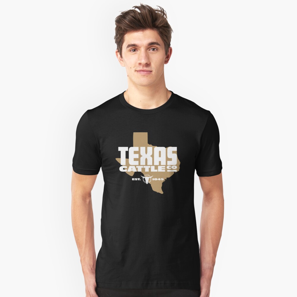 Texas Cattle Co. Faux Logo Slim Fit T-Shirt