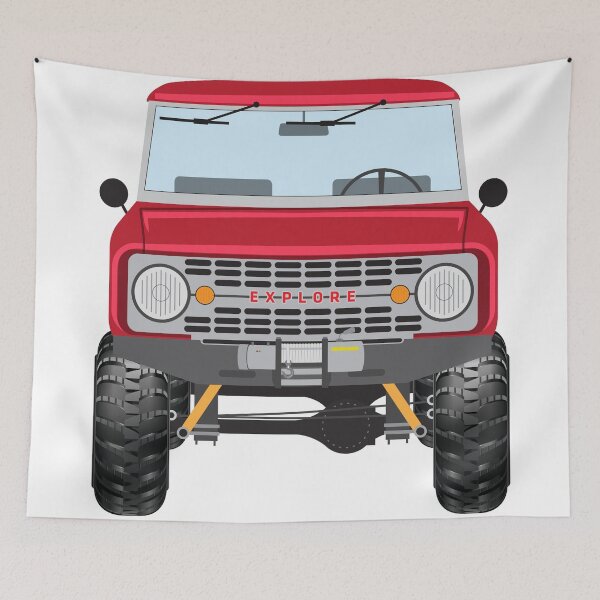 Item preview, Ford Bronco (red) designed and sold by oldskooldesign.