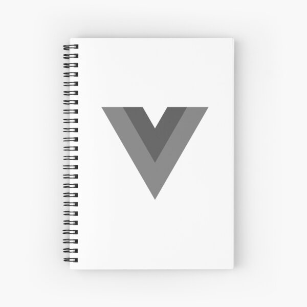 Item preview, Vue.js Official Logo (Grayscale) designed and sold by hellkni9ht.