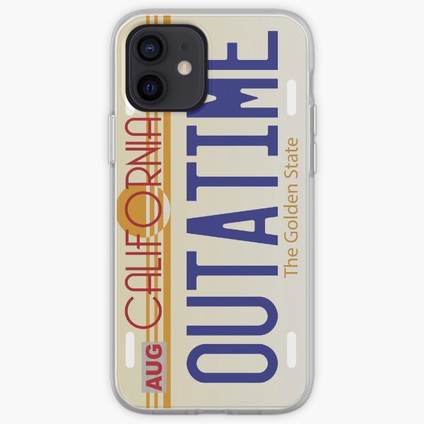 Back to the Future License Plate iPhone Soft Case