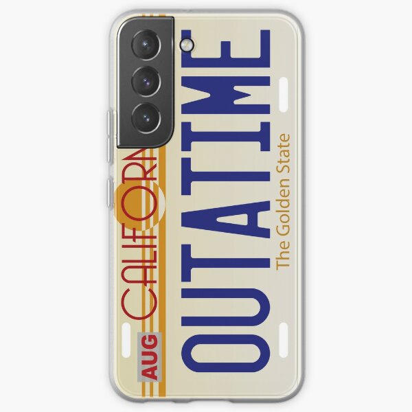 Back to the Future License Plate Samsung Galaxy Soft Case