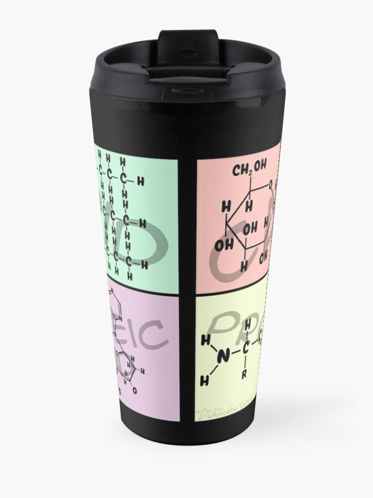Alternate view of Biomolecule Structure Poster Travel Coffee Mug