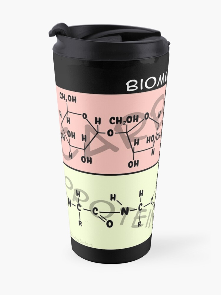 Alternate view of Biomolecule Structure Poster Travel Coffee Mug