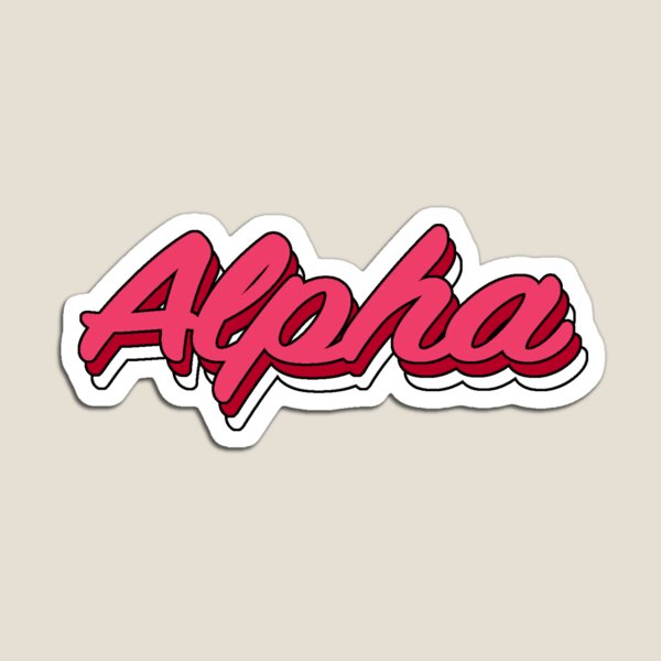 Item preview, Retro Alpha designed and sold by The Roaming Tabby.