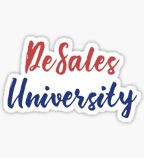 DeSales Script Sticker