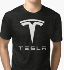 Tesla Motors Logo Tri-blend T-Shirt