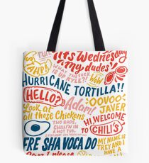 Bolsa de tela Arte de la aplicación Vine