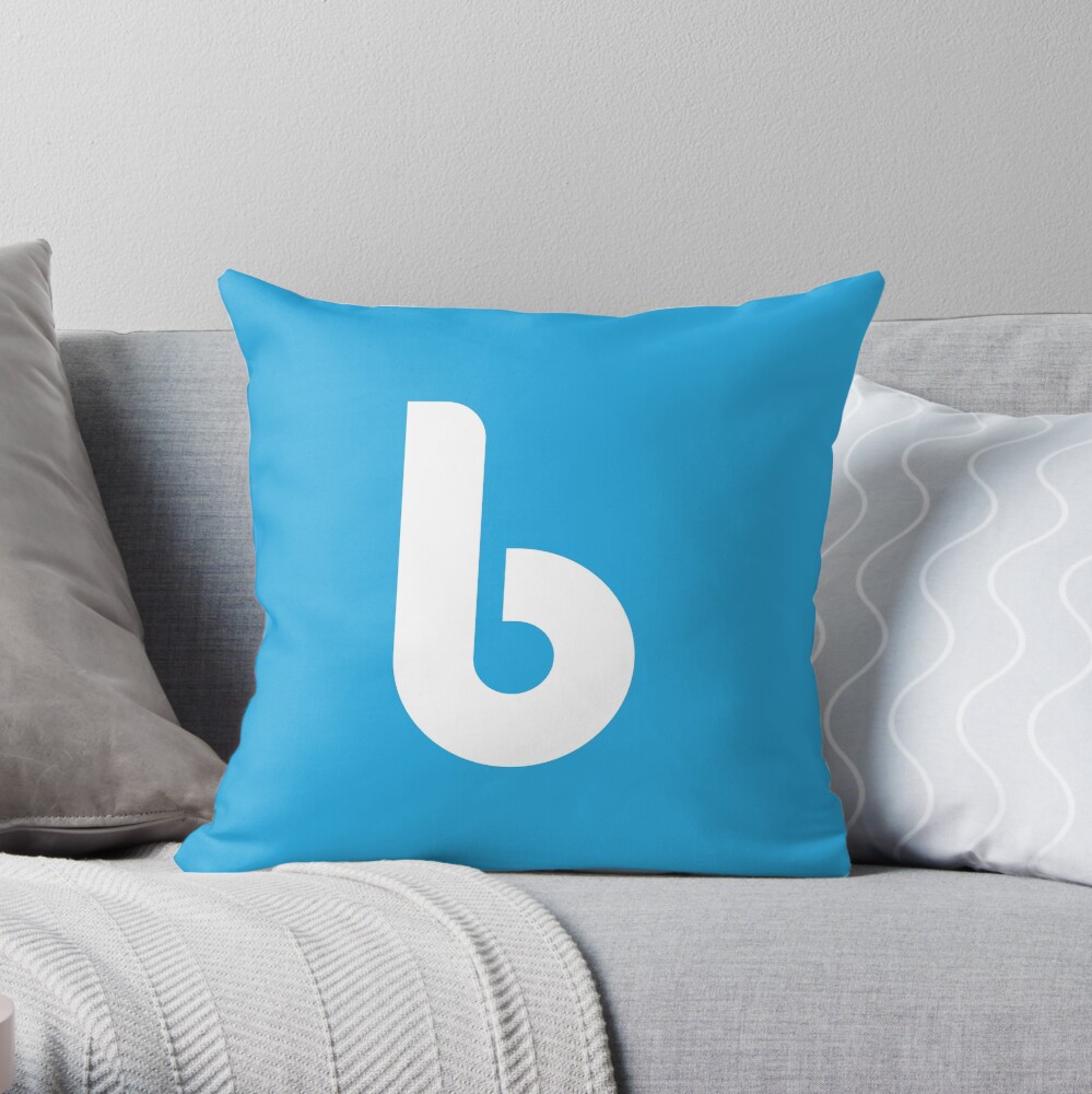 Bits Logo Throw Pillow