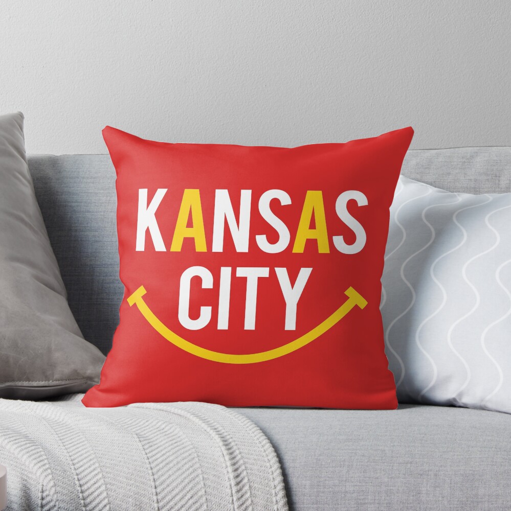 Kansas City Smile (kingdom) Throw Pillow