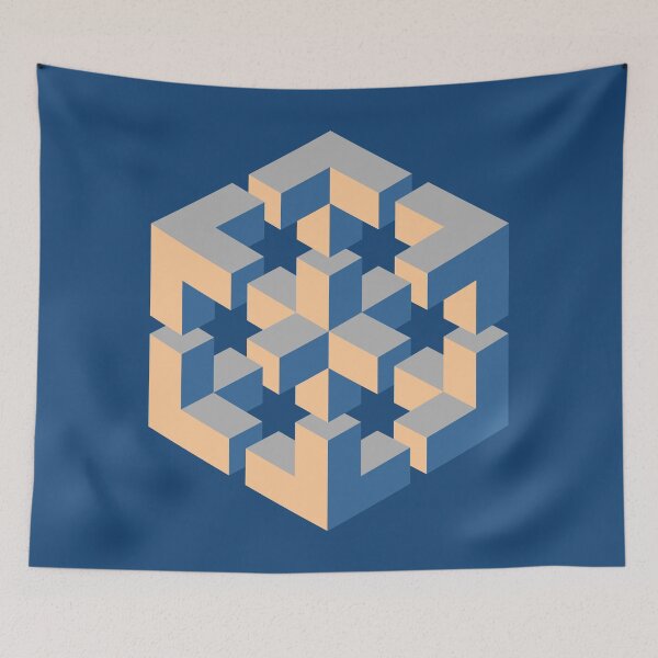 Item preview, Optical illusion cube designed and sold by elfina.
